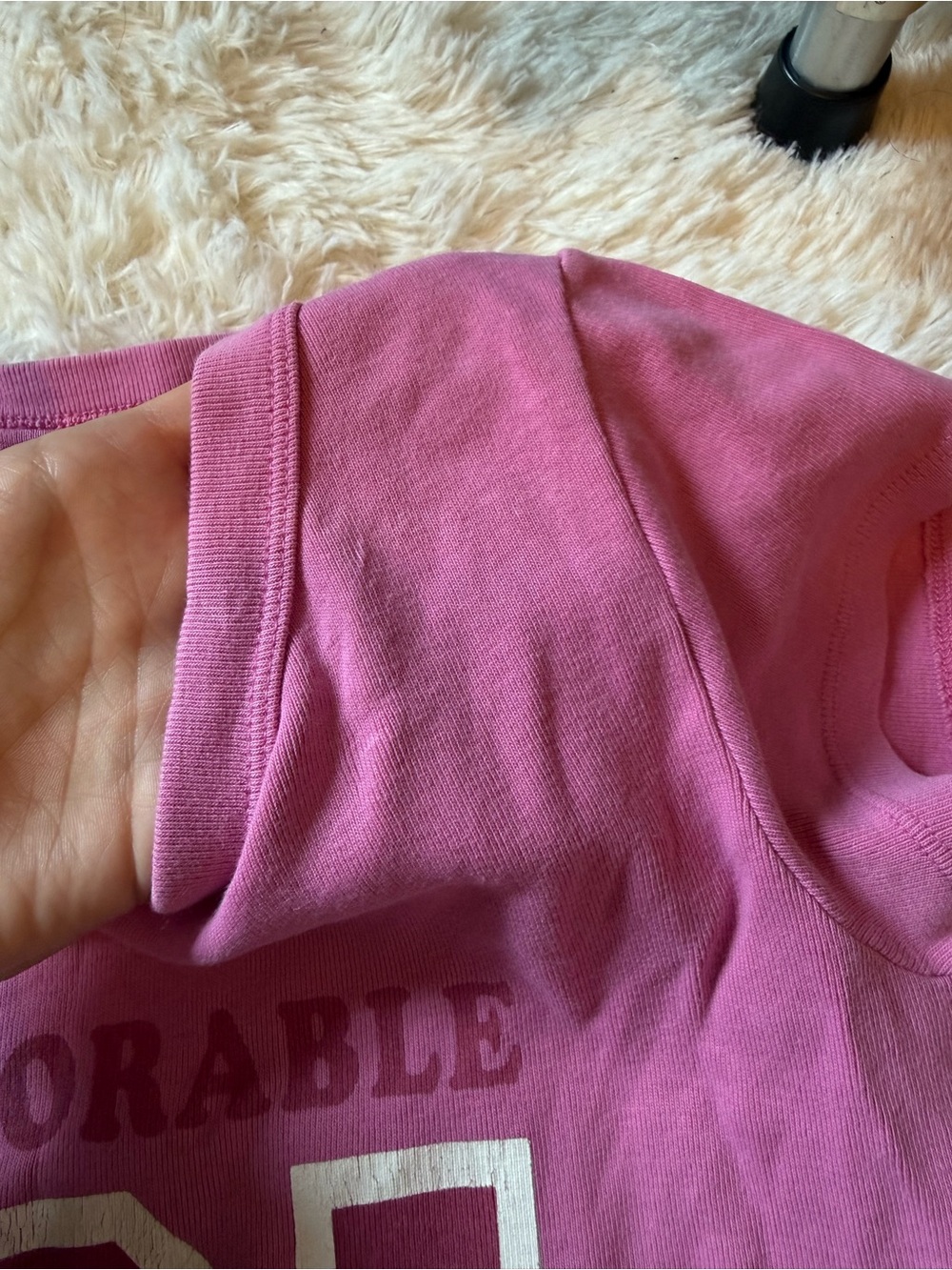 John Galt/Brandy Melville Baby Tee - Picture 3 of 5